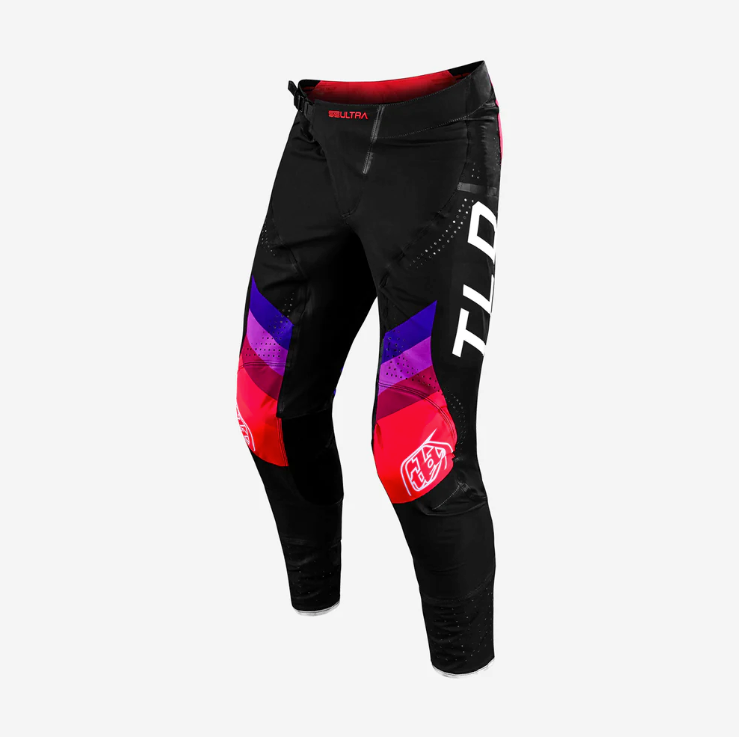 Pantalón Troy Lee Designs Se Ultra Moto Reverb Black / Glo Red
